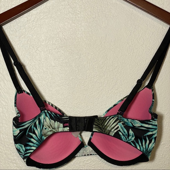 Pink Victoria’s Secret 32 DD Leaf Pattern Bra - Picture 4 of 4